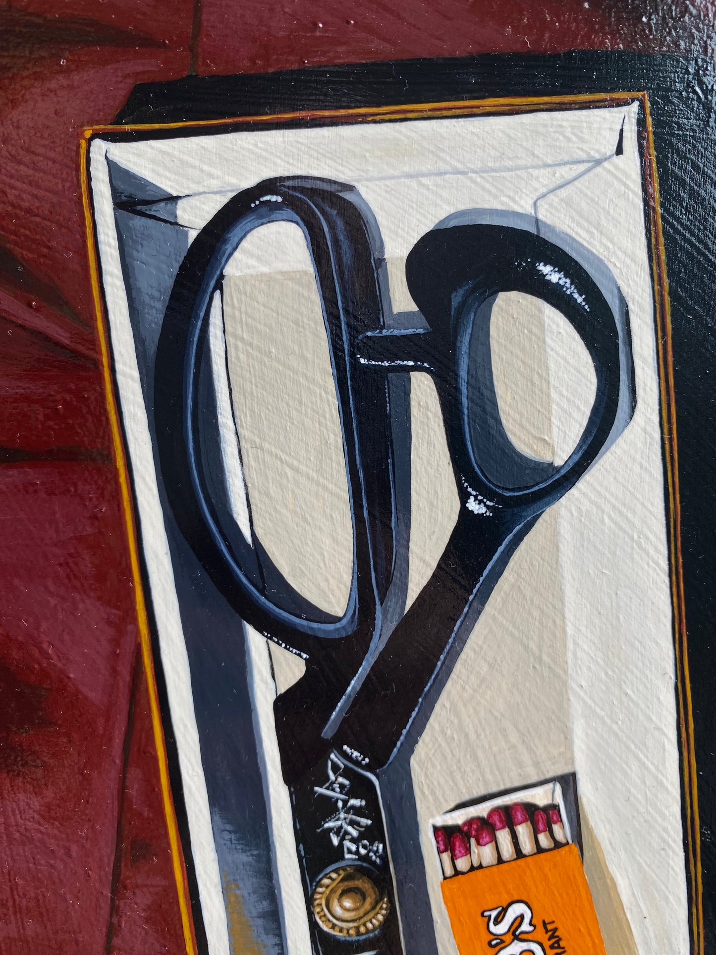 Scissors and Matches in Box