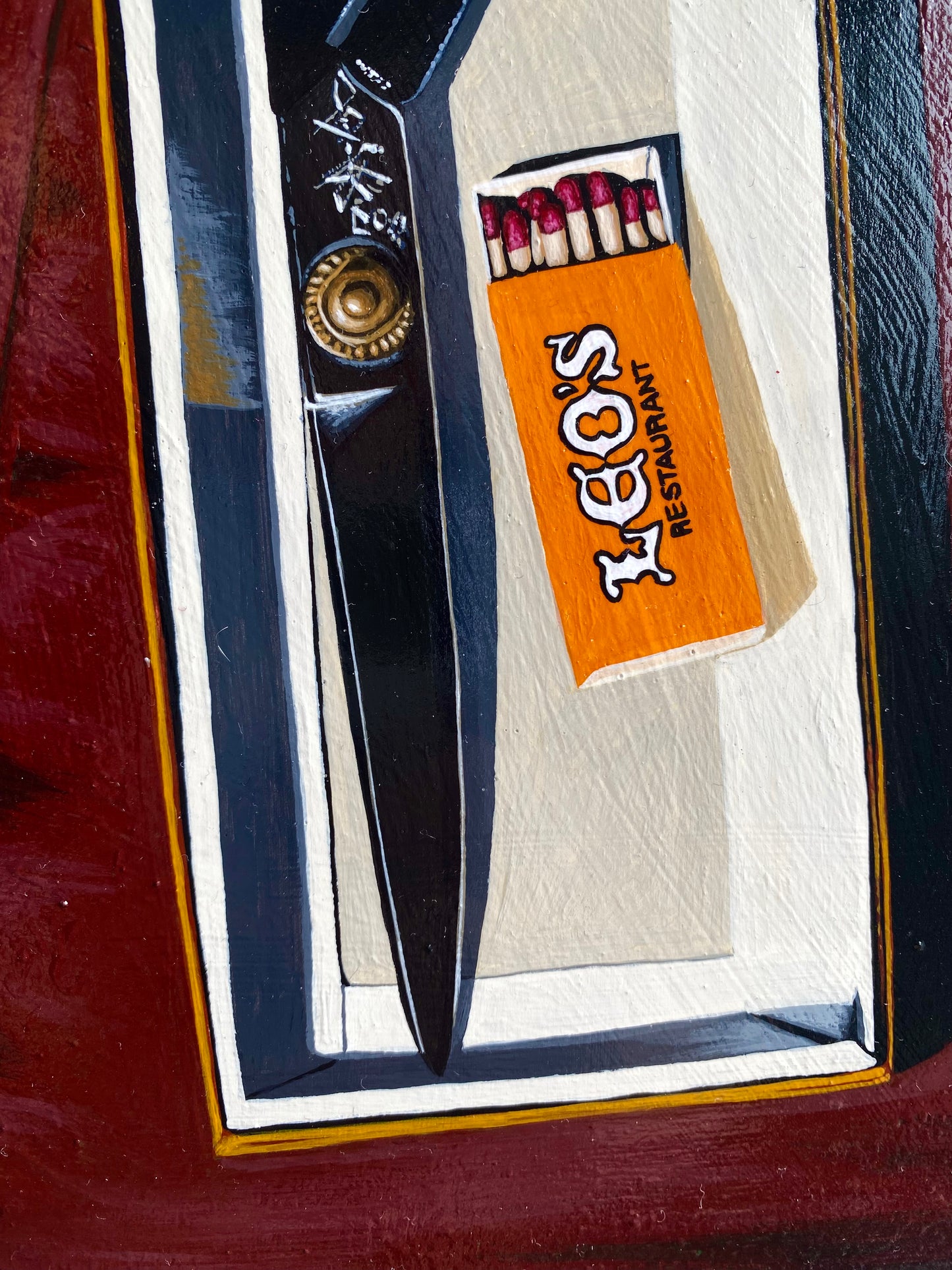 Scissors and Matches in Box