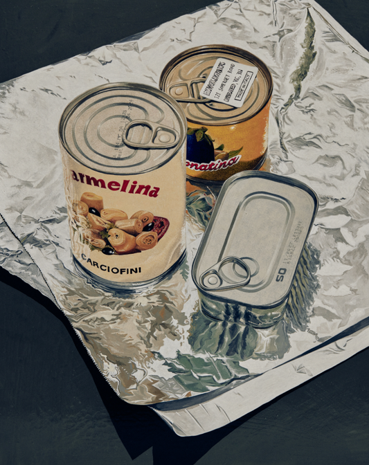 Cans on Foil